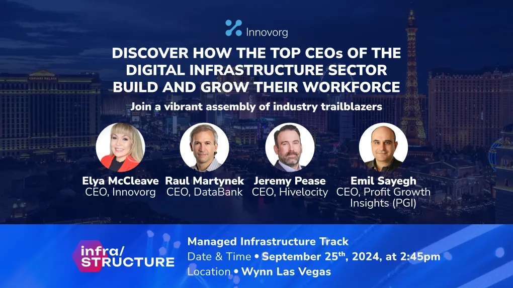 Innovorg CEO Elya McCleave to Address Critical Data Center Trends at infra/STRUCTURE 2024